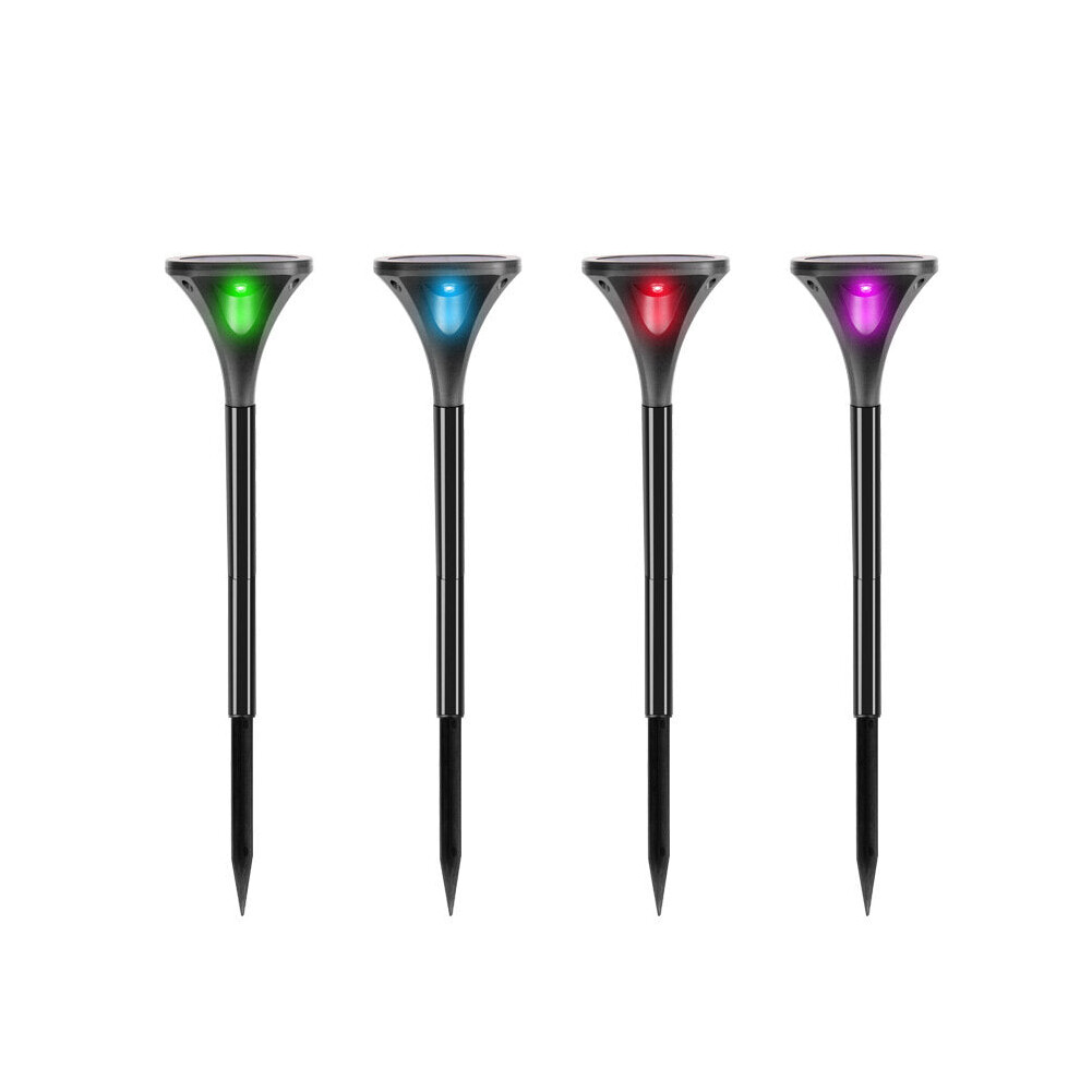 (RGB) 360 Luminous Solar Light 3000K/6000K/RGB Solar Garden Light Outdoor Solar Lamp For Path Courtyard Decor Solar Power Holiday Light