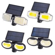 (108COB) LED COB PIR Motion Sensor Solar Light Waterproof Three Modes Garden Security Wall Lamp for Outdoor