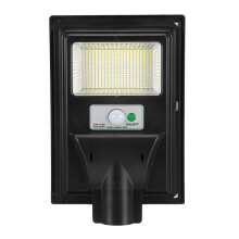 (Black, 347LED) 347/748/1122/1496 LED Solar Street Light PIR Motion Sensor Outdoor Wall Lamp W/ Remote