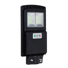 (Black) 40W 80 LED Solar Street Light PIR Motion Sensor Wall Timing Lamp with Remote
