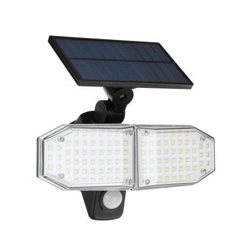 (Type A) Multifunctional LED Solar Split Wall Light Human Body Sensor Light Outdoor Garden Light 2
