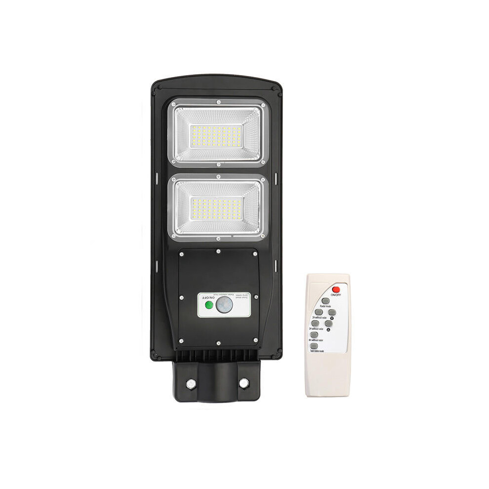 60W 120LED Solar Power LED Street Light PIR Motion Sensor Wall Lamp Remote