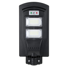(60LED) 60/120/180LED Solar Street Light PIR Motion Sensor Bright Wall Lamp With Remote
