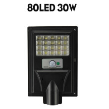 (80LED) 80/160/240/320LED 30/60/90/120W Solar Street Light PIR Motion Sensor Outdoor Garden