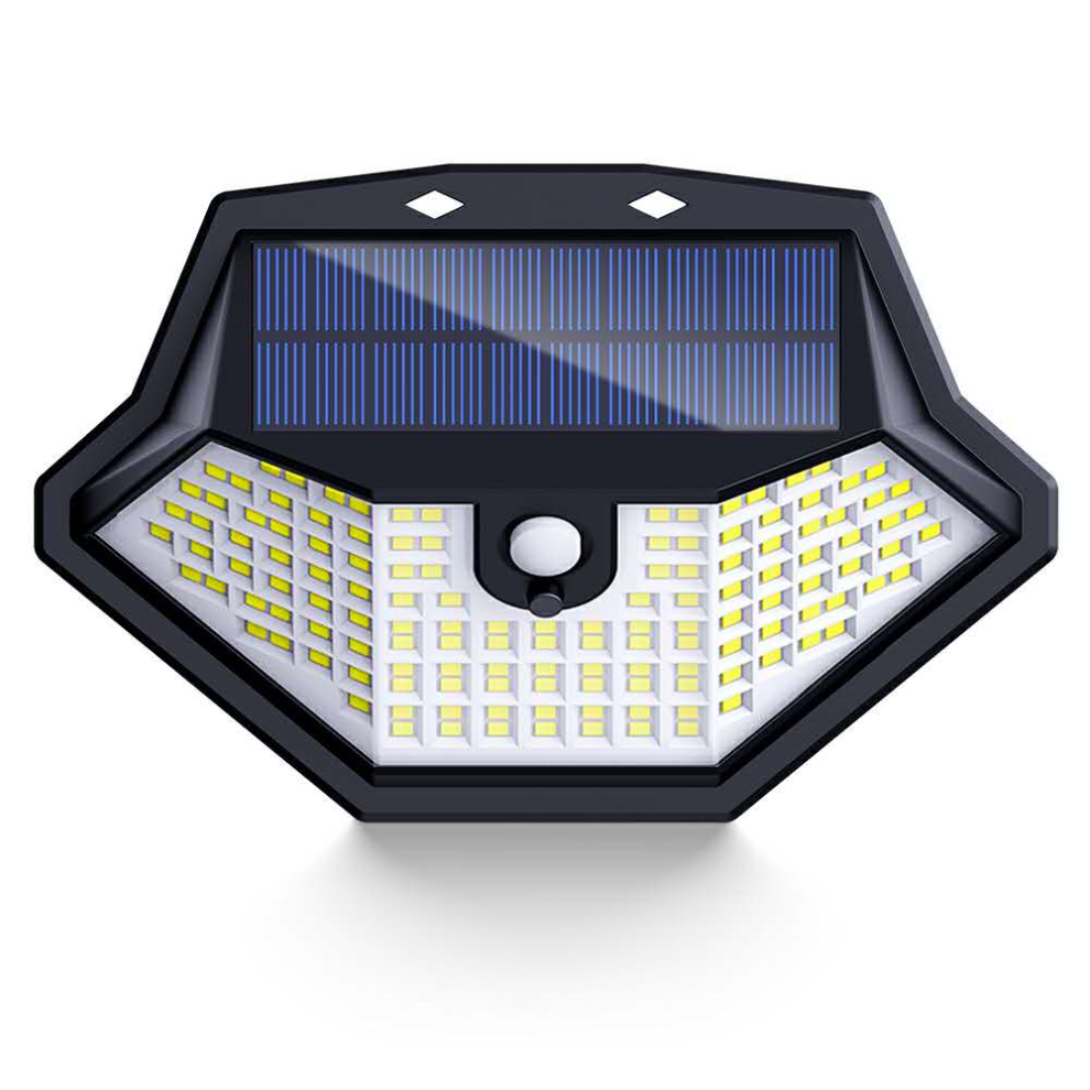 134LED Solar Light 3 Modes Light Sensor PIR Human Induction Wall Lamp IP65 Waterproof-image-OPC-PFZRFX8-NEW