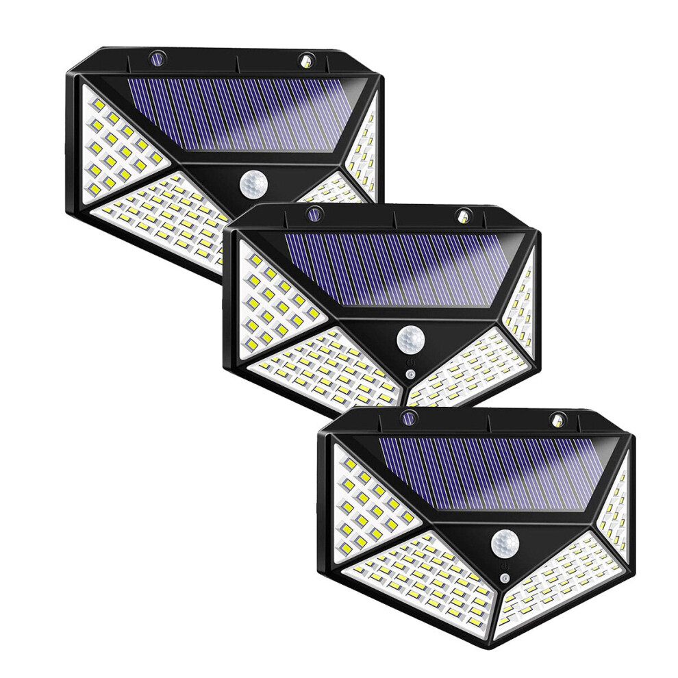 (3pcs) 2/3/4PCS 100LED Solar Light Wireless Motion Sensor Waterproof Security Outdoor Garden Wall Lamp-image-OPC-PFZRG5B-NEW