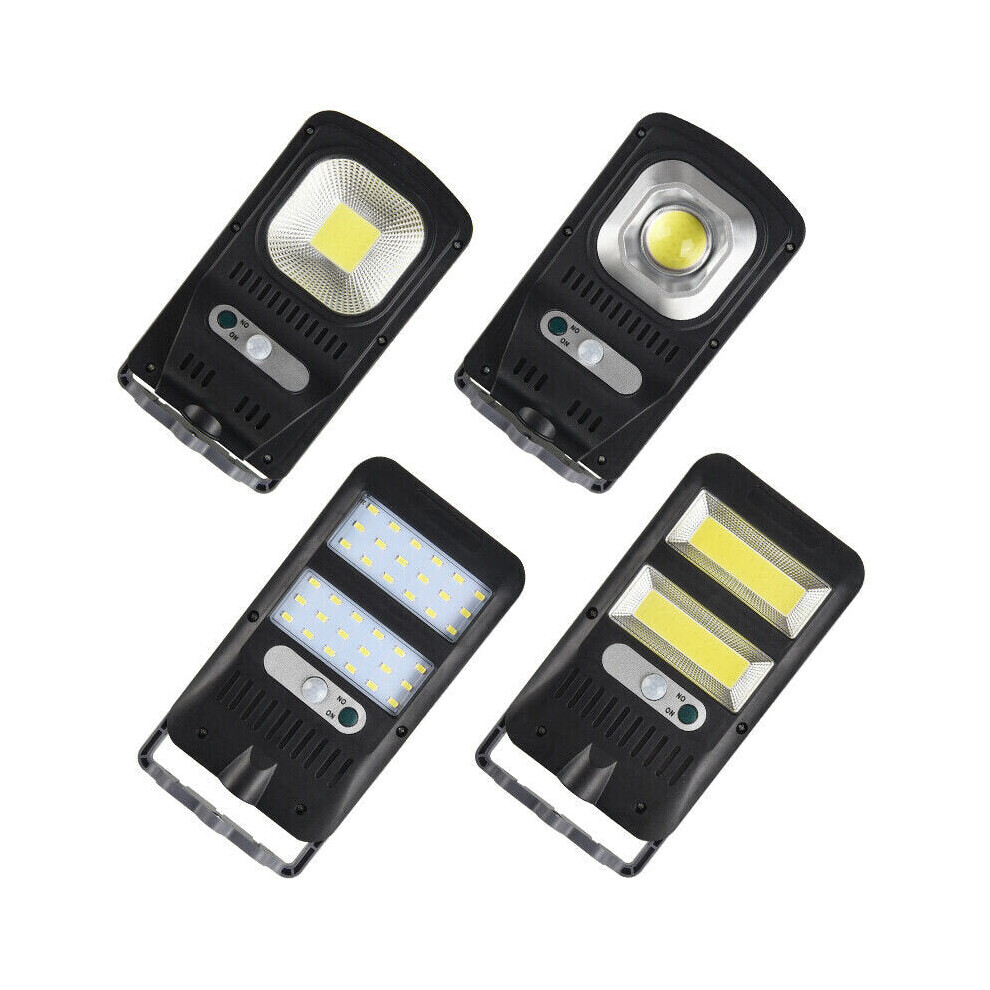 (30COB) COB LED Solar Powered Wall Street Lights Induction Outdoor PIR Motion Lamp