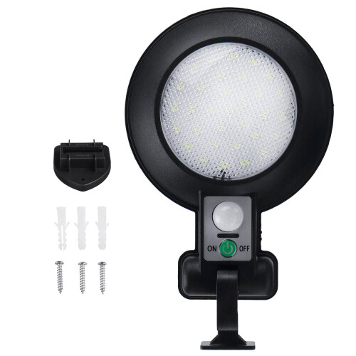 (Frosted Cover) LED Solar Wall Light 3 Modes Motion Sensor Light Control IP65 Yard Garden Park