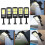 (Type A) LED COB Solar Wall Light Garden Security Street Lamp PIR Motion Sensor + Remote 4