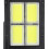 (Type A) LED COB Solar Wall Light Garden Security Street Lamp PIR Motion Sensor + Remote 10