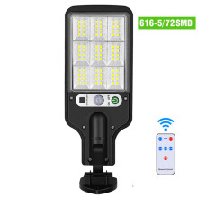 (616-5/72SMD) 3 Light Mode LED Solar Street Light Outdoor Waterproof Motion Sensor Security Lighting for Garden Patio Path Yard