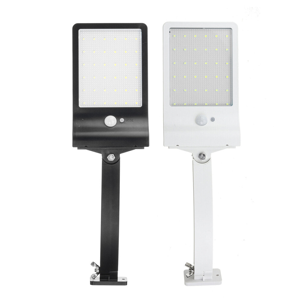 (White) 36 LED Solar Dimmable Wall Street Light PIR Motion Sensor Garden Lamp 3 Modes-image-OPC-PFZRGCN-NEW