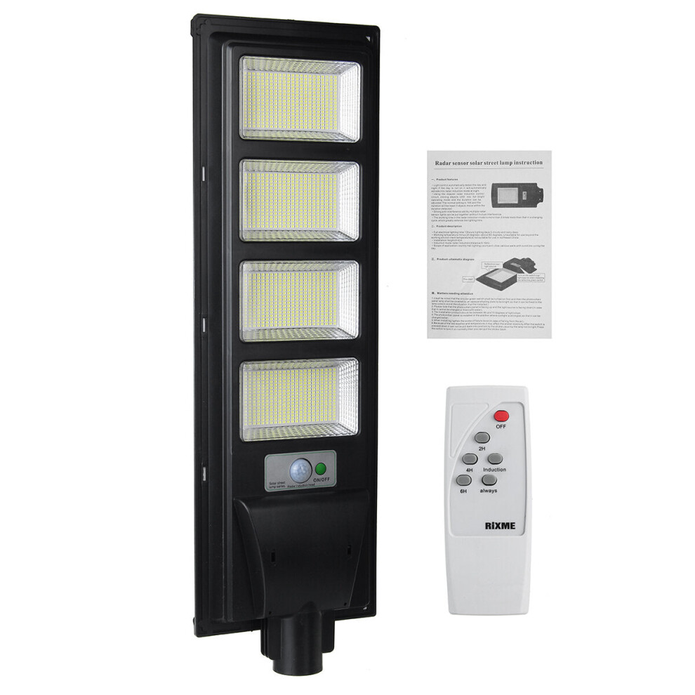 (1496 LED) 374/748/1122/1496 LED Solar PIR Motion Power Panel Lamp Outdoor Street Wall Induction Lamp Light
