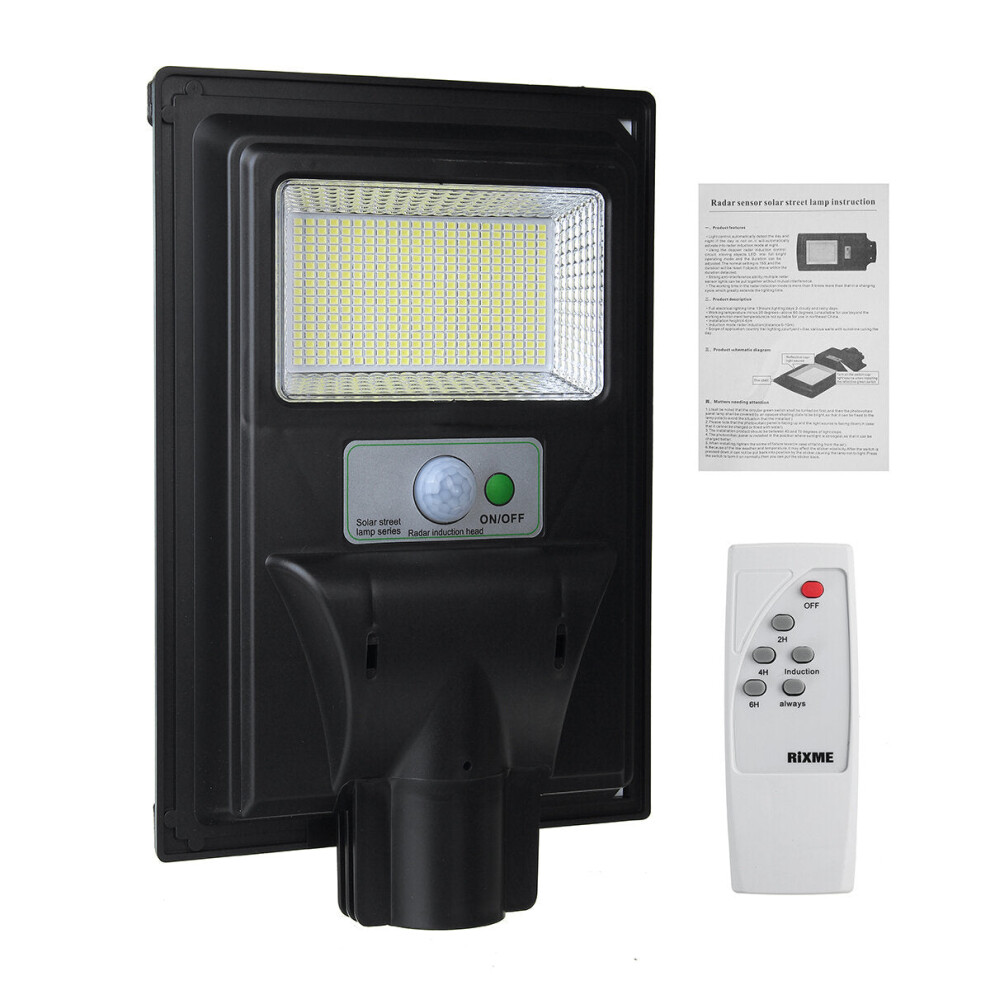 (374 LED) 374/748/1122/1496 LED Solar PIR Motion Power Panel Lamp Outdoor Street Wall Induction Lamp Light
