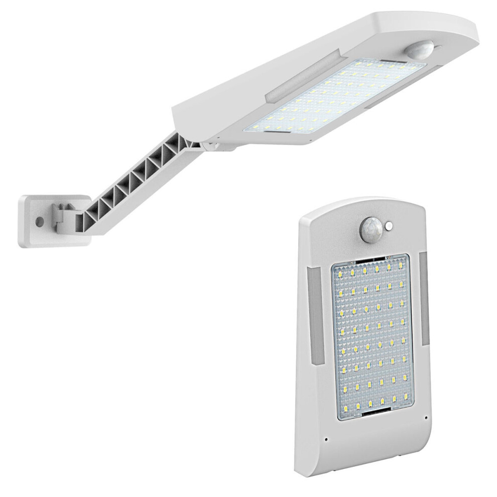 (White) 48 LED Solar Power PIR Motion Sensor Garden Yard Wall Street Light Lamp 3 Modes