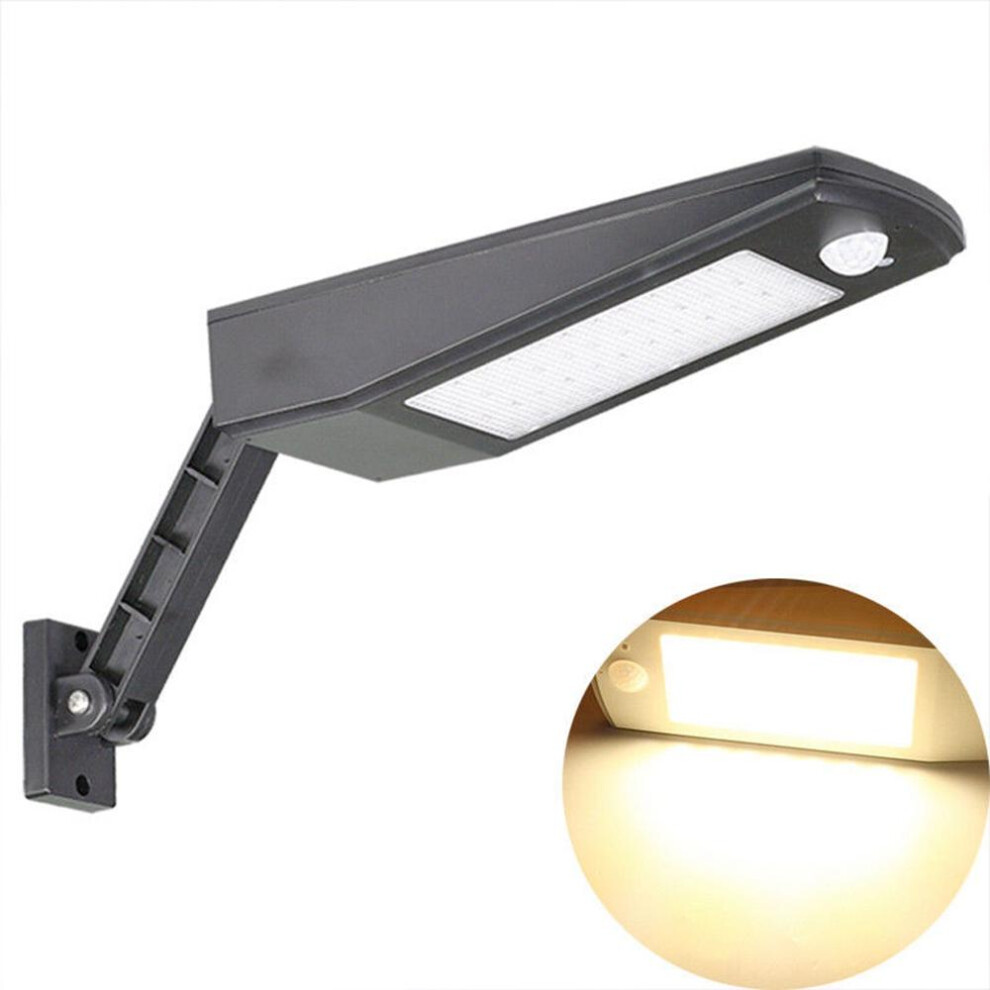 (White, Warm White) 6.8W 48LED Solar Powered Waterproof IP65 Wireless Remote Motion Sensor Street Lamp Wall Light DC4.5V-image-OPC-PFZRGHX-NEW