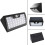 (Black, Warm Light) 6W Solar Powered 40 LED 6 Modes PIR Motion Sensor Remote Control Dimmable Wall Light Waterproof 2