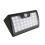 (Black, Warm Light) 6W Solar Powered 40 LED 6 Modes PIR Motion Sensor Remote Control Dimmable Wall Light Waterproof 3