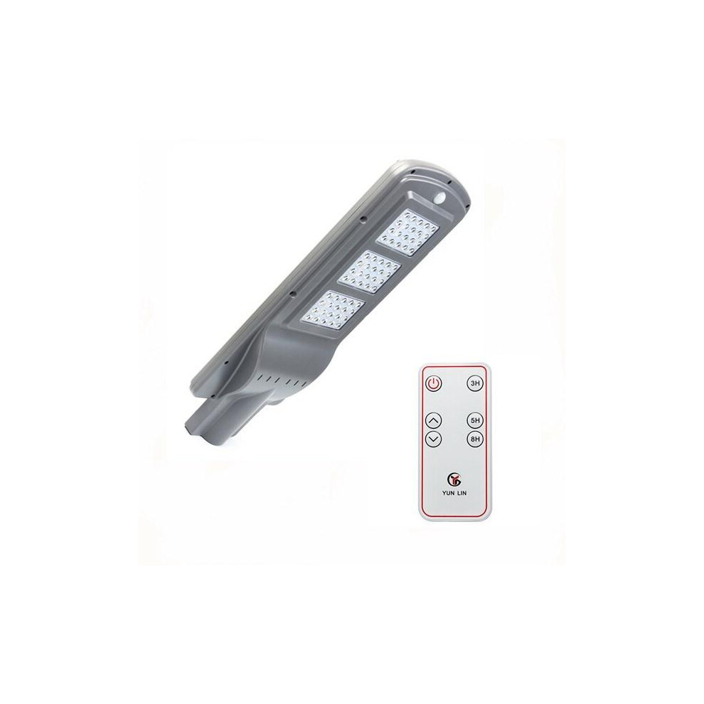 60W Solar Powered Waterproof Motion Sensor Light Sensor LED Street Light  with Remote Controller