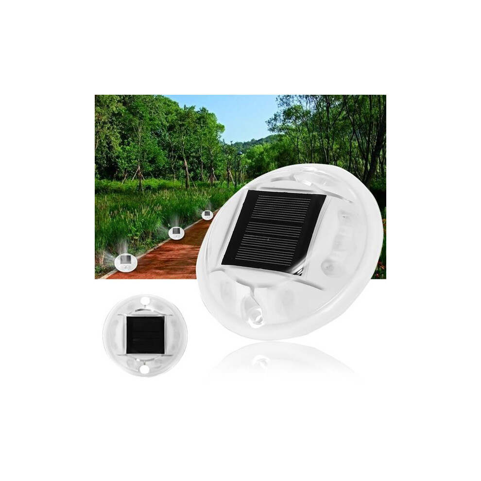 Solar Powered 10 LED Light Driveway Road Path Step Dock Outdoor Security Lamp