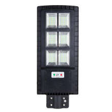 (Black) 120W 240 LED Solar Street Light PIR Motion Sensor Wall Timing Lamp with Remote