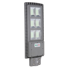 (Gray) 120W 240 LED Solar Street Light PIR Motion Sensor Wall Timing Lamp with Remote