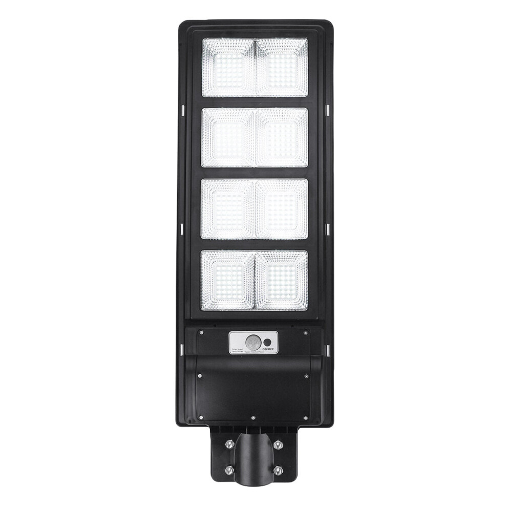 (120W) 140/210/280LED 60/90/120W Solar Street Light Outdoor Induction Sensor Garden Lamp+Remote