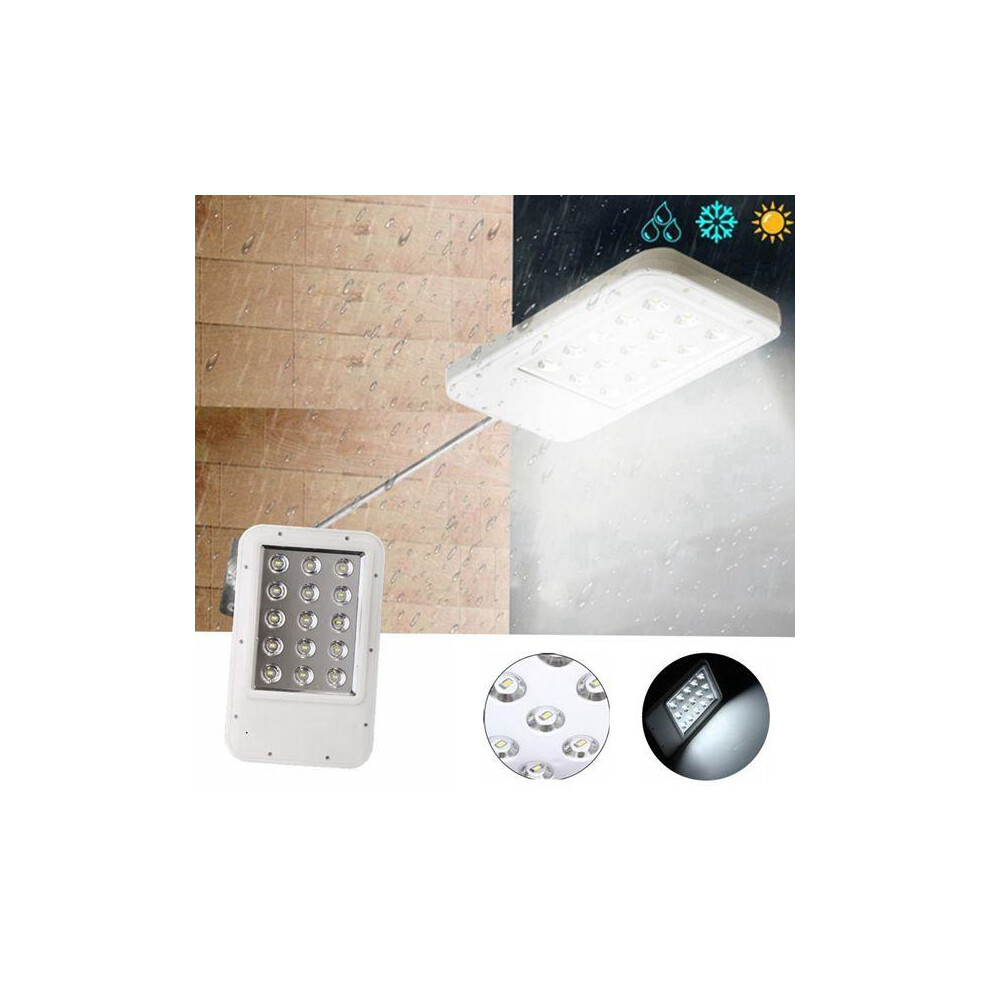 Solar Power 15 LED Light-controlled Wall Street Light Waterproof Outdoor Garden Lamp