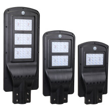 (60W) 20W 40W 60W Solar Powered LED Wall Street Light Outdoor Lamp With Remote Control