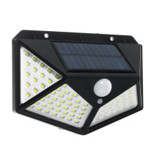 (2pcs) 2/4Pcs 100 LED Solar Power Waterproof PIR Motion Sensor Solar Light Outdoor Garden Lamp