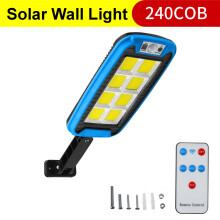 (240 COB - B) COB LED Solar Street Wall Light PIR Motion Sensor Dimmable Lamp Outdoor Garden
