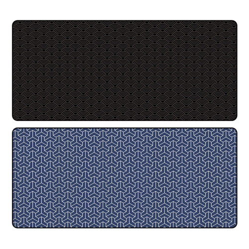 (White Ripple) Extra Large Mouse Pad 1