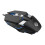 (Blue) Wired Mechanical Mouse USB Wired RGB 3200DPI Adjusable 6 buttons Gaming Mouse Mice for Notebook Computer Laptop 15