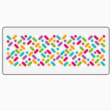 (white spots) Extra Large Mouse Pad 900*400*4mm Keyboard Pad Desktop Non-slip Rubber Lockrand Table Mat for Home Office