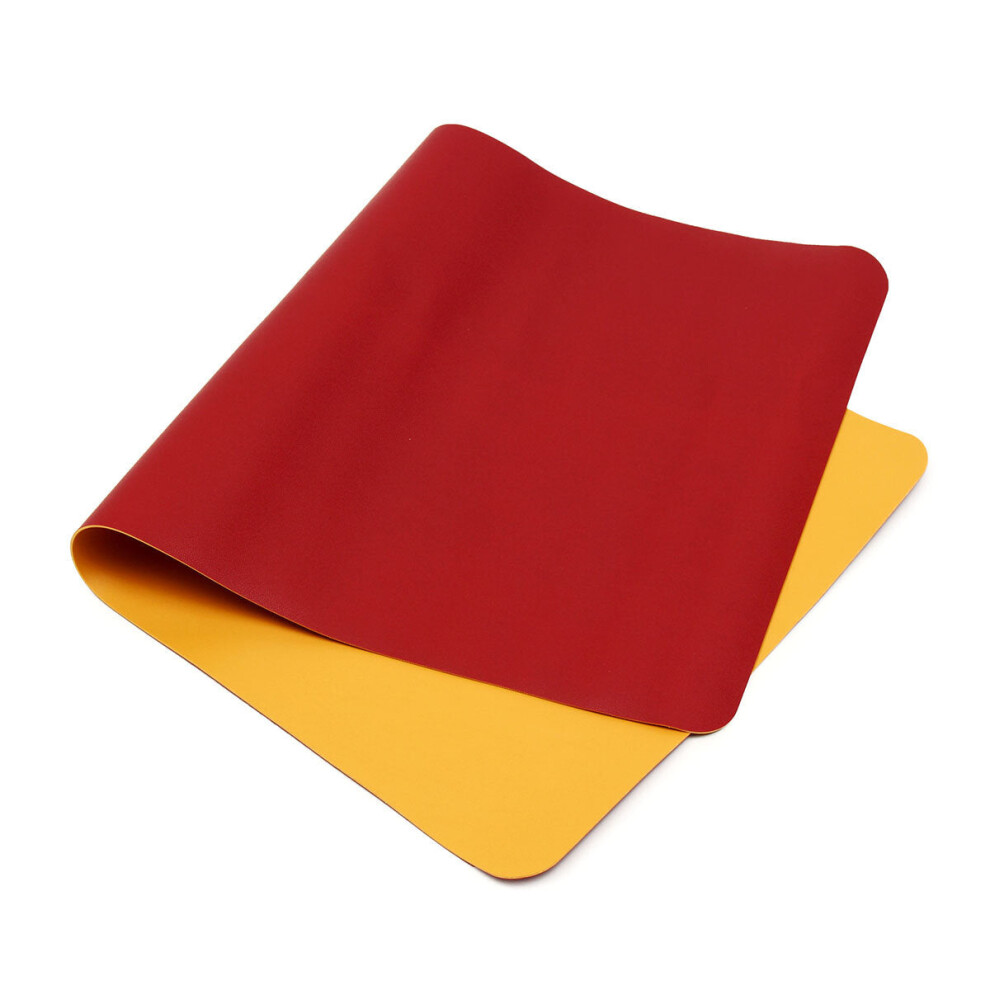 80X40cm Both Sides Two Colors Extended Pu Leather Mouse Pad Mat Large Office Gaming Desk Mat 6112212795446