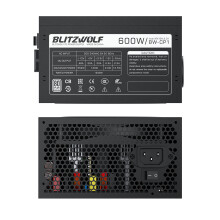 (600W, EU Plug) White Power Supply 400W/600W PC ATX 80PLUS Certified With 7 Prevention Technology Wide Range Voltage Heat Dissipation Multiple Protection