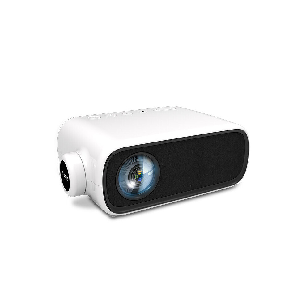 (EU Plug) Mini LED Projector 1080P Supported 16:9 Phone Same Screen Mirroring Portable Projector for Outdoor Movie Home Theater Entertainment