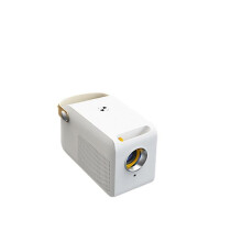 (EU Plug) LCD Children Projector 480P 40-50 ANSI Lumens Manual Focus Long Standby Projector Mutimedia Version Portable Smart Home Theater