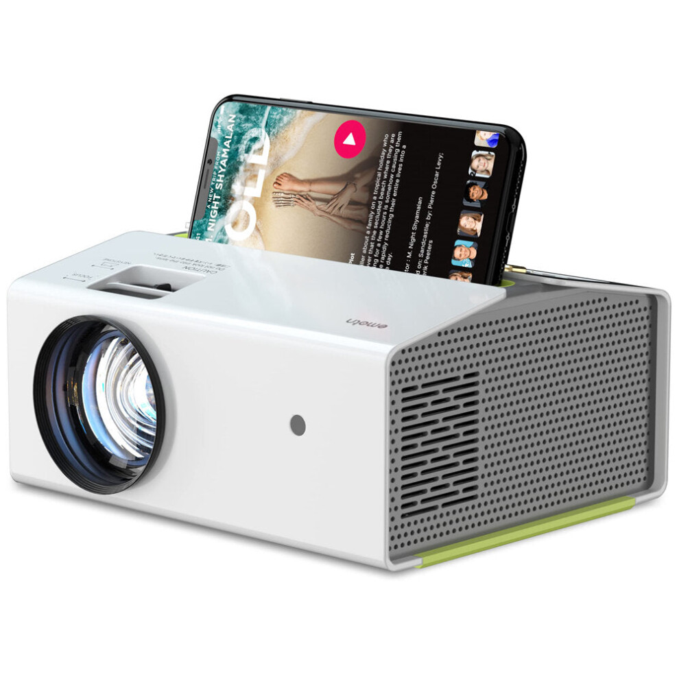 FHD WIFI Projector 8500 Lumens Wireless Mirroring Bluetooth 5.1 Digital Zoom Keystone Correction Home Theater Outdoor Movie