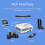 LED Projector 3800 Lumen Support 1080P 3000:1 Contrast Ratio Video 3D Mini Beamer Basic Version 4
