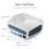 LED Projector 3800 Lumen Support 1080P 3000:1 Contrast Ratio Video 3D Mini Beamer Basic Version 6