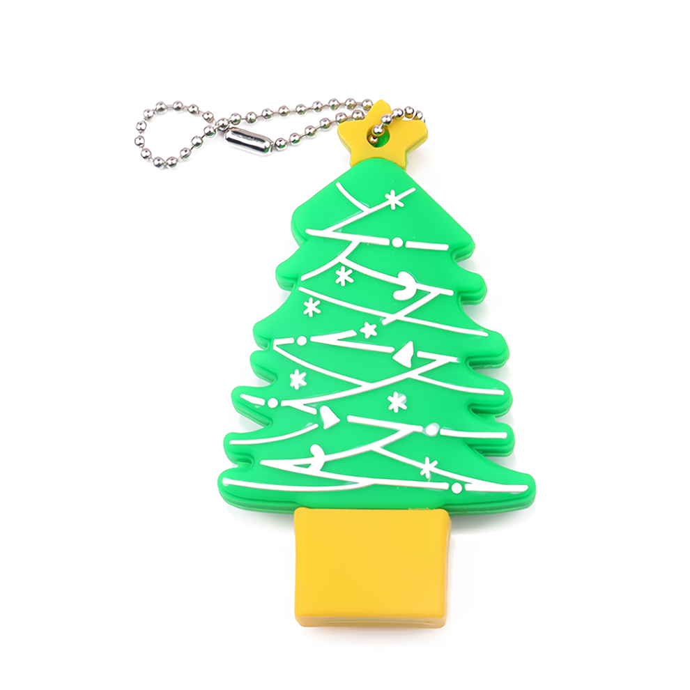 (128Gb) Christmas Tree 128G Usb2.0 Flash Drive Thumb Drive 16G 32G 64G Usb Stick Soft Shell 12Mb/S Memory Disk 6112212993576