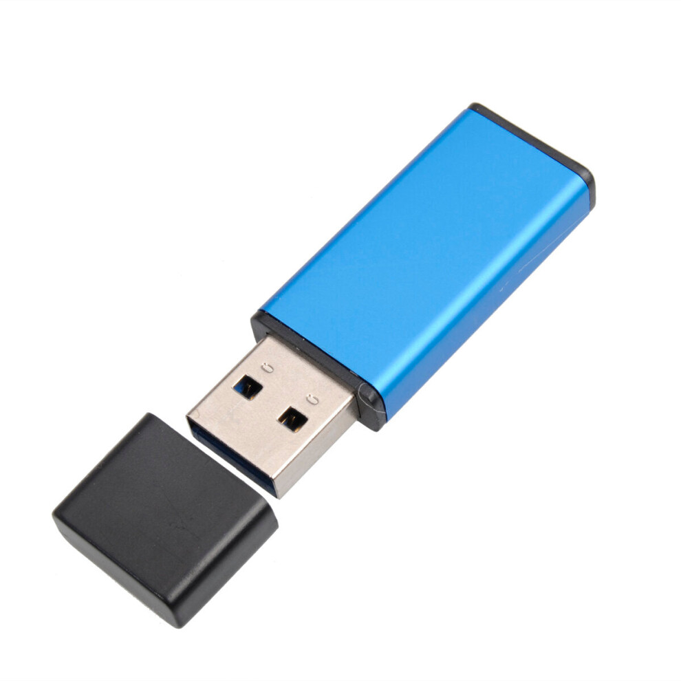 (Blue) 64G USB 3.0 Flash Drive Mini USB Disk Portable Thumb Drive Memory Stick For Computer Laptop