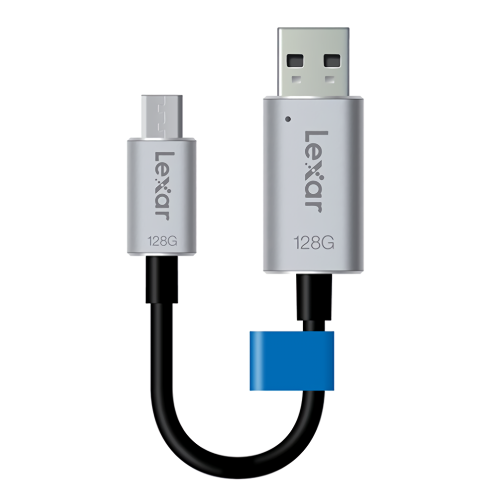 (Blue) USB3.1 Flash Drive 32G Type-C OTG Flash Drive 2 In 1 Pendrive for Mobile Phone PC