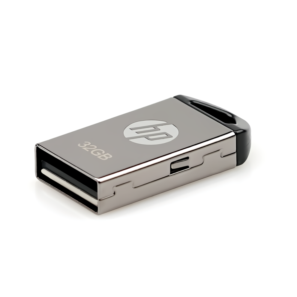 (32GB) Mini Metal USB2.0 Flash Drive Pendrive 64GB 32GB Flash Memory Disk USB Stick for Laptop Car