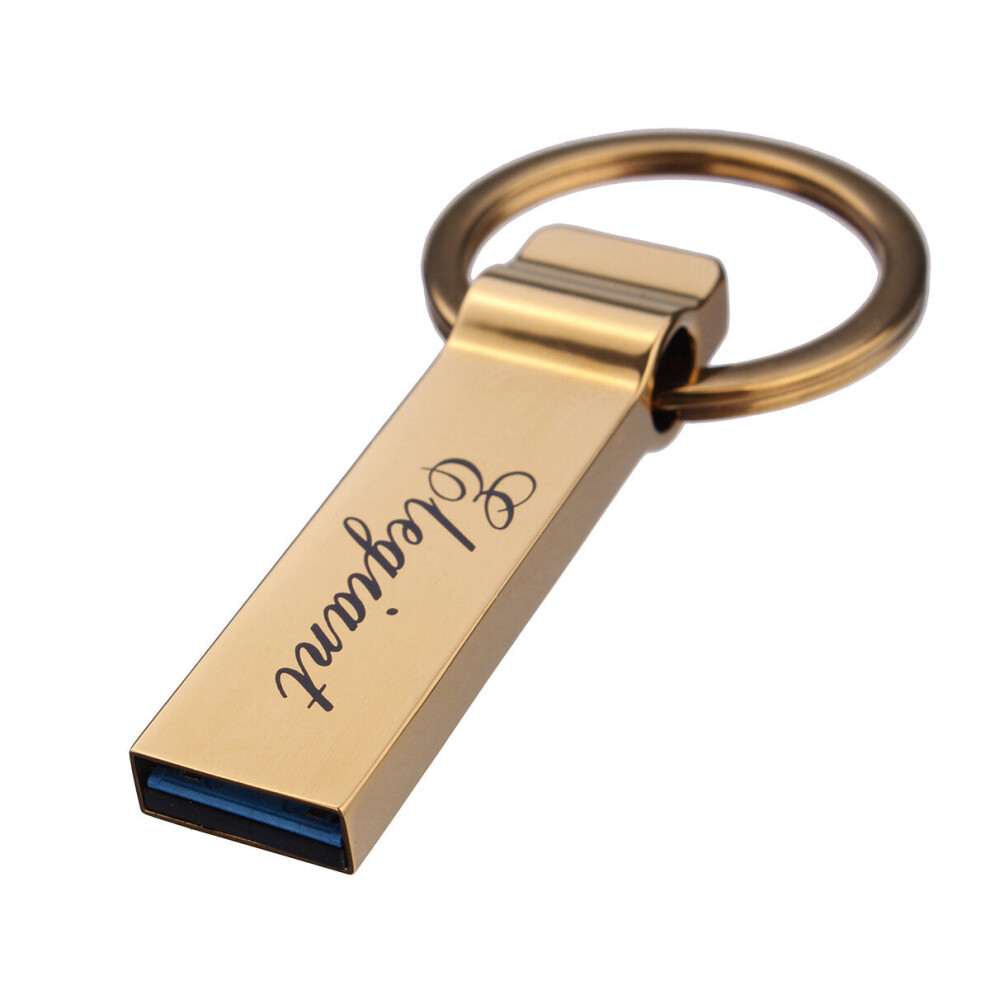 (32Gb) Usb Flash Drive 16G 32G Usb3.0 Thumbdrive Waterproof Metal Pendrive Golden 6112212993118