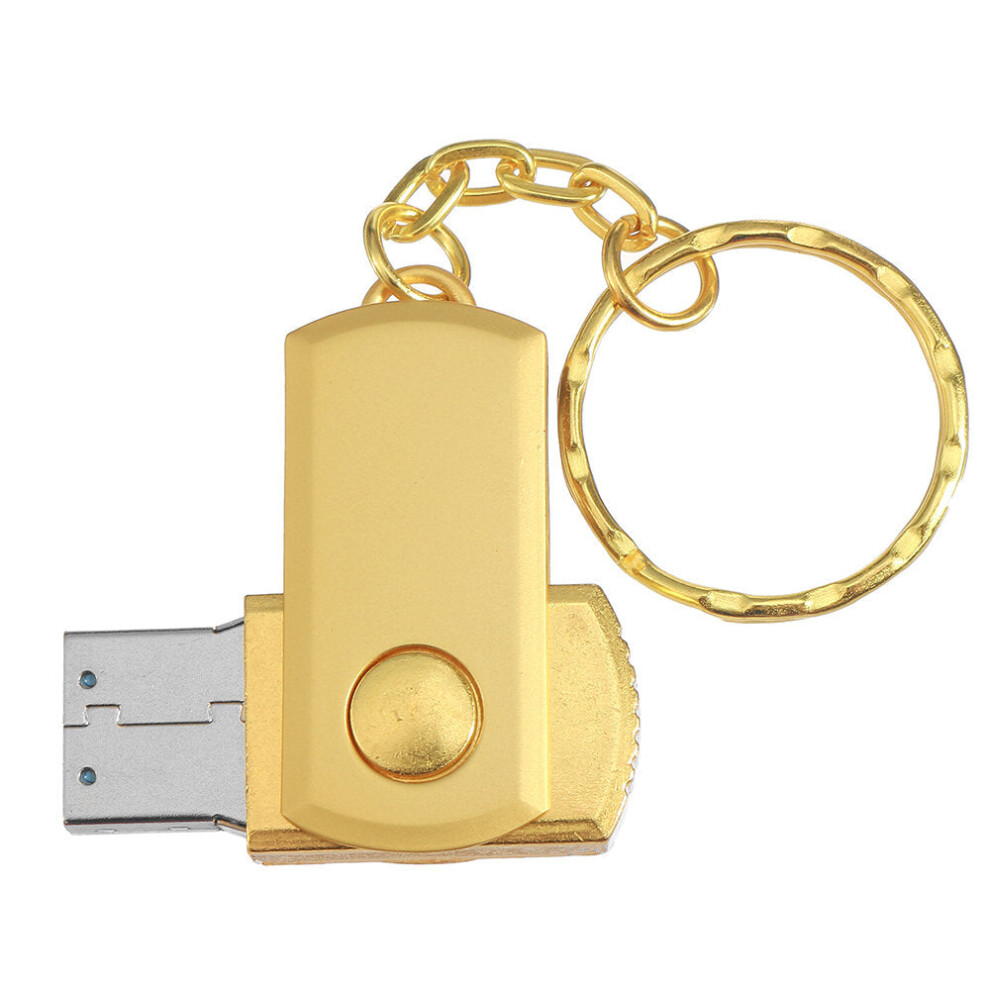 (Gold) Usb 3.0 Flash Drive 32Gb Memory Disk Storage U Disk For Pc Laptop Metal Thumb Gold 6112212991718