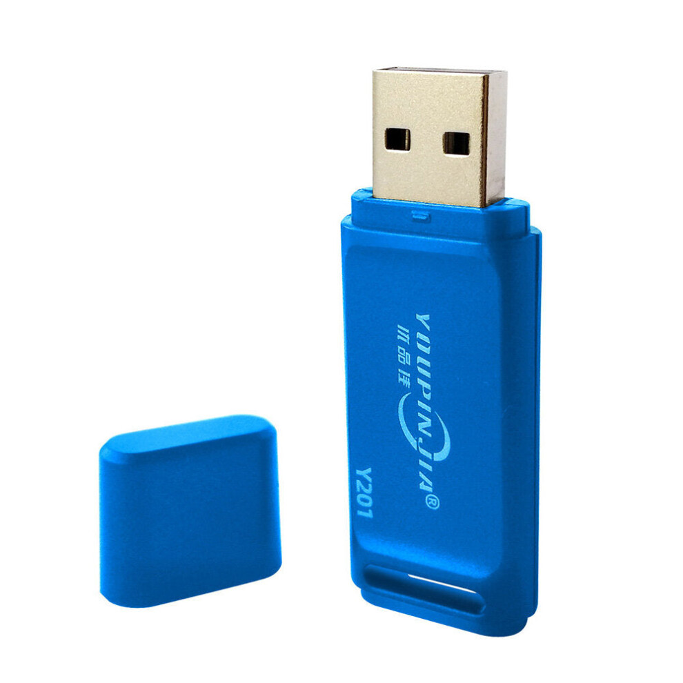 (64GB, Blue) USB Flash Drive 32G PenDrive USB2.0 Disk Portable U Disk 64G Thumb Drive For PC Notebook Video Player Plug And Play Black Blue