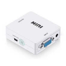 (White) VGA to HD Converter 1920*1080 3D HD Adapter Converter Video Converter VGA Adapter