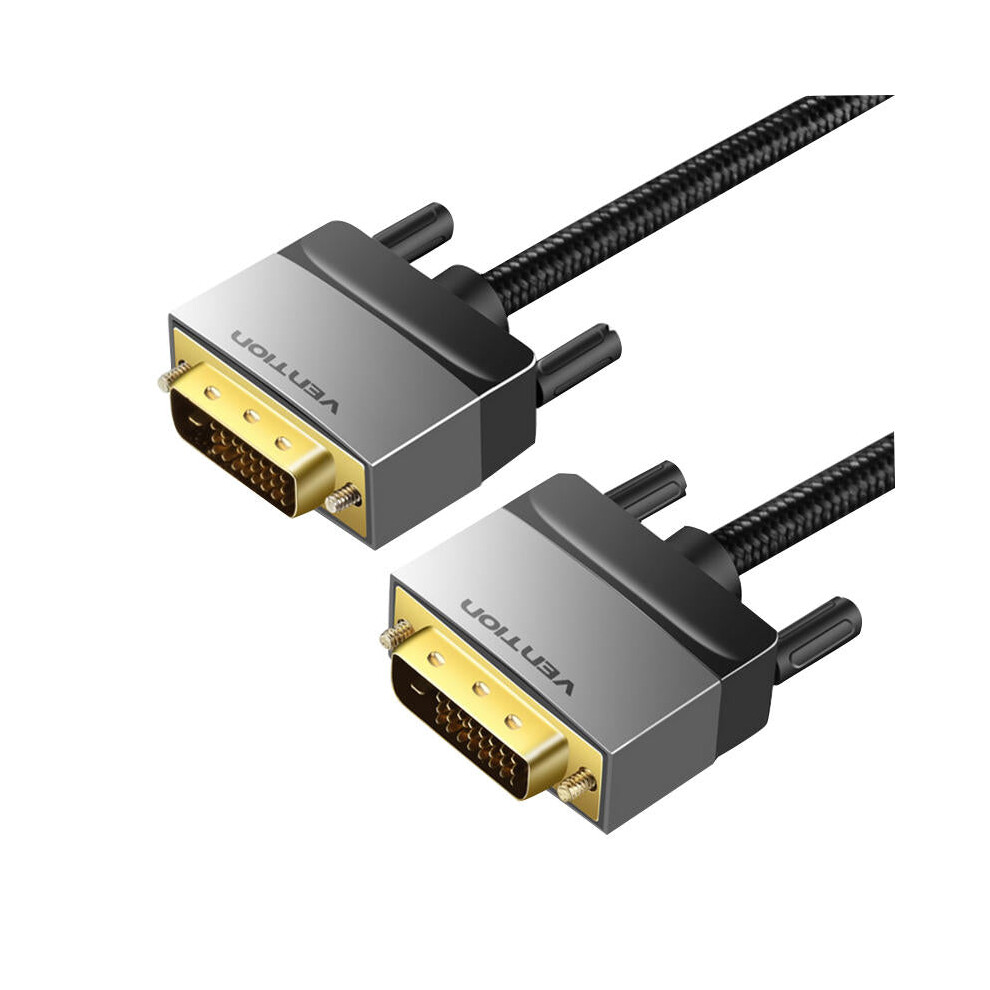 (2M) Ead Dvi 24 + 1 Male Cable 2K Hd Plated Connector Adapter Video Cable For Hdtv Pc Projector Monitor Gold 6112212778050